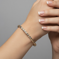Blue Sapphire 14K (or 18k upon request) Gold Stackable Bangle Bracelet