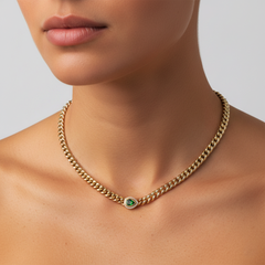 Shining Arc Diamond 14K (oder 18k auf Anfrage) Gelbgold Lariat Halskette