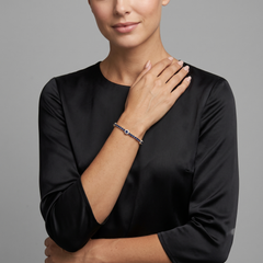 Diamond Solitaire 14K (or 18k upon request) Yellow Gold Tennis Bracelet