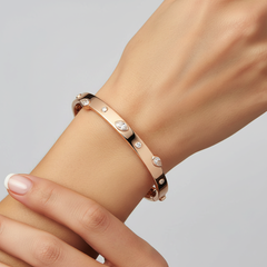 The Eclipse Diamond Pulsera de oro amarillo de 14 quilates (o 18 quilates bajo pedido)