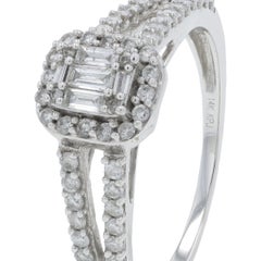 14K WG Simply Vera By Vera Wang .50 CTW Diamond Engagement Ring