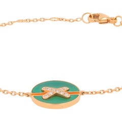 18K RG Chaumet Jeux De Liens Harmony Malachite Bracelet