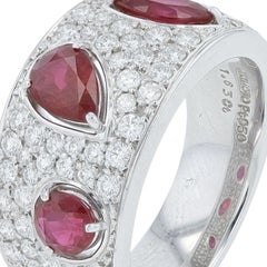 Anillo de rubí PT950 de Mikimoto, 1,63 CTW