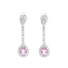 Emerald Radiance Halo 14K(18K Custom) Natural Diamond White Gold Stud Earrings