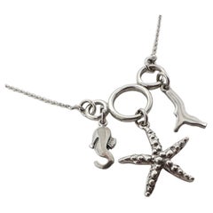 Collier pendentif plaqué PLATINE Collier fin de 16 à 18 pouces