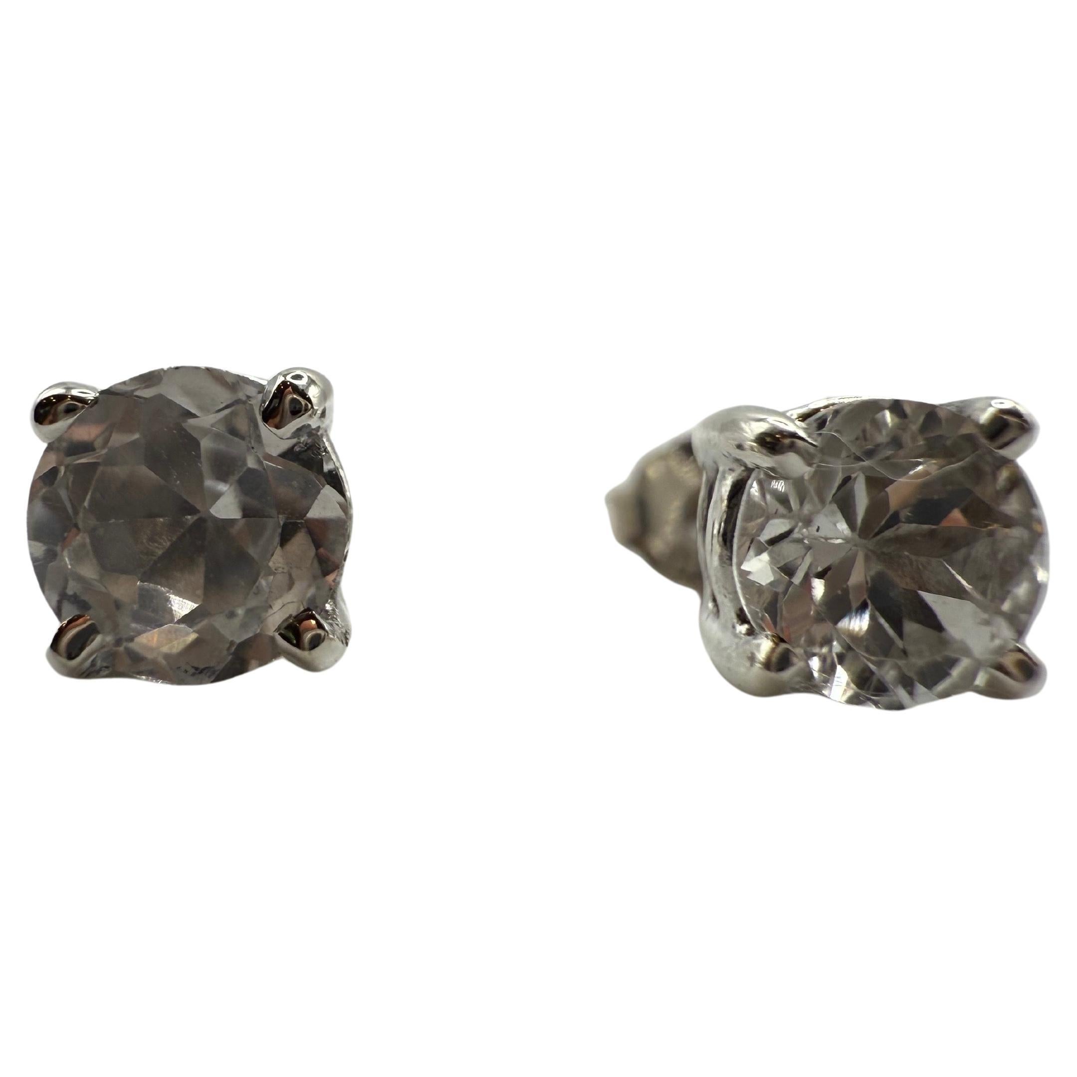 Boucles d'oreilles Topaze en argent 925 en vente