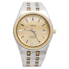 Vintage Omega Two Tone Seamaster Quartz Watch Ref. 1960134