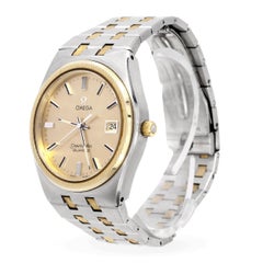 Vintage Omega Two Tone Seamaster Quartz Watch Ref. 1960134