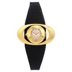 Vintage-Damenuhr von Universal Genève aus 18 Karat Gelbgold mit Handaufzug