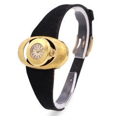 Vintage-Damenuhr von Universal Genève aus 18 Karat Gelbgold mit Handaufzug