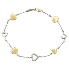 Tiffany & Co. 18K Two-Tone Gold Heart Bracelet