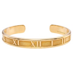 Tiffany and Co. 18k Yellow Gold Atlas Cuff Bracelet