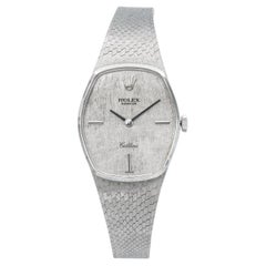 Vintage 18k White Gold Rolex Cellini Women's Watch