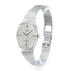 Vintage 18k White Gold Rolex Cellini Women's Watch