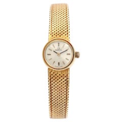 Vintage Omega 18k Yellow Gold Women's Cocktail Watch