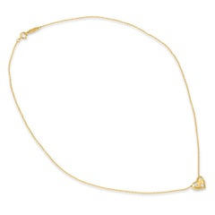 Tiffany & Co. 18k Yellow Gold Diamond Etoile Heart Necklace