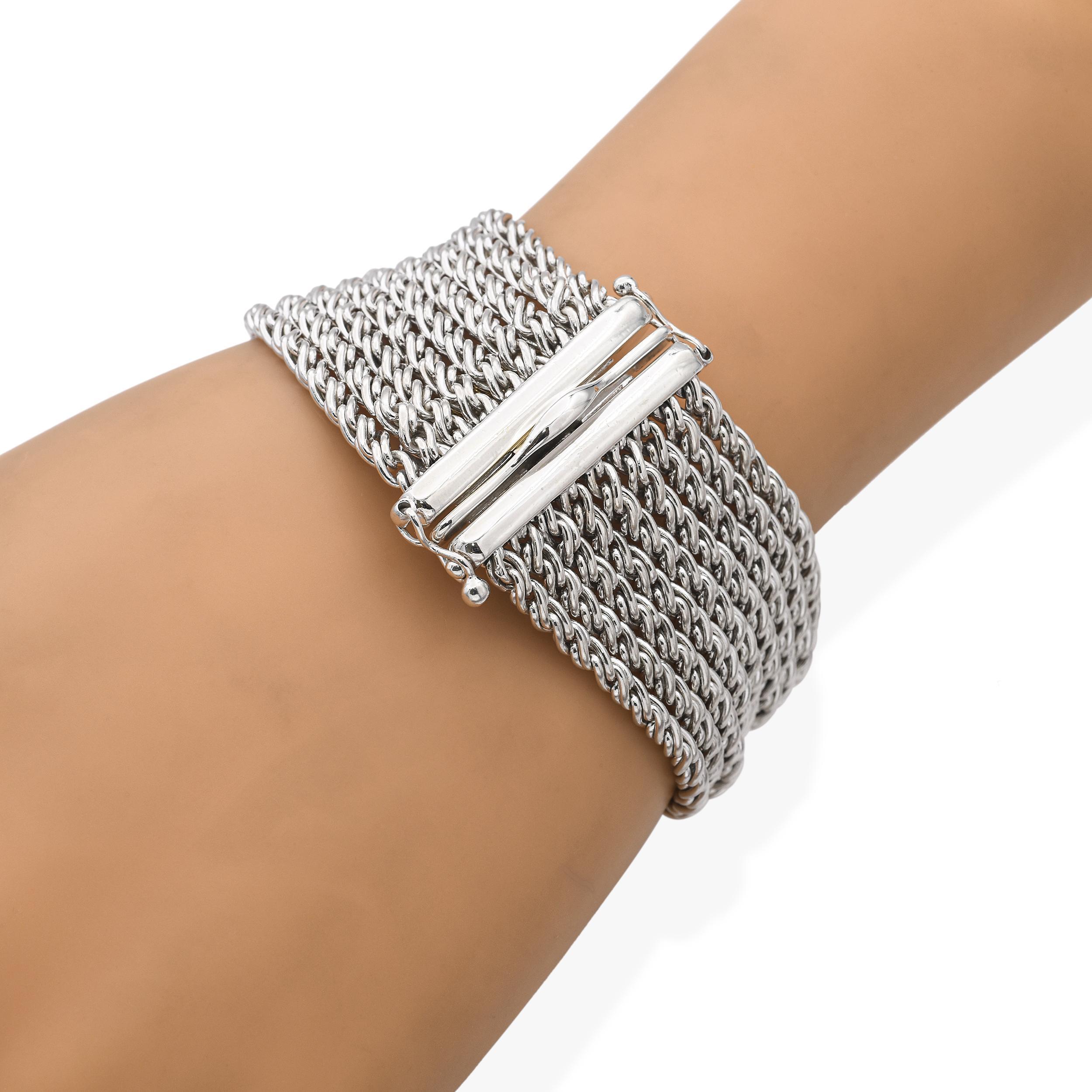 A. Link & Co. Bracciale in argento 925 e 14k con chiusura a fune In condizioni buone in vendita a New York, NY