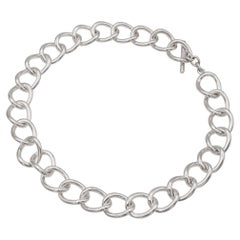 Vintage Jondell Spain Sterling Silver Chain Necklace