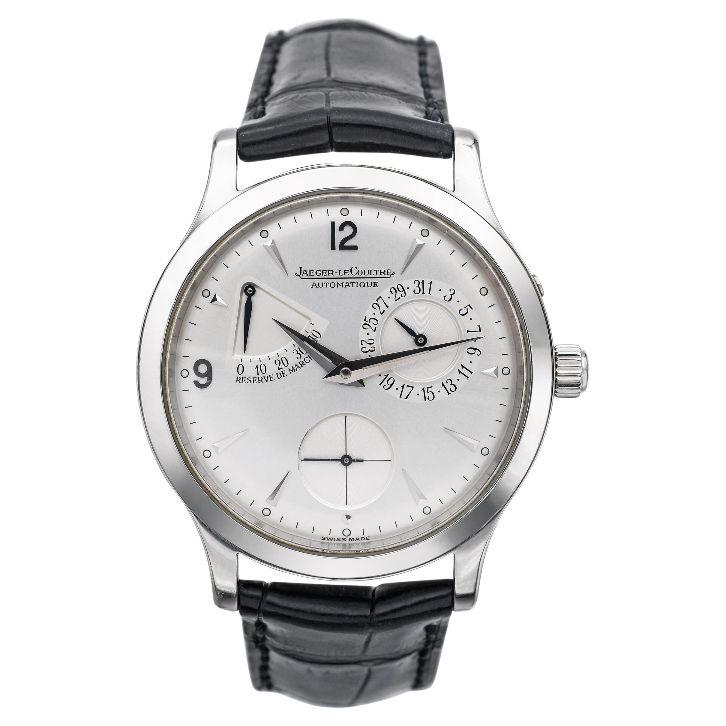 Jaeger-LeCoultre Master Reserve de Marche Edelstahl-Automatik Herrenuhr