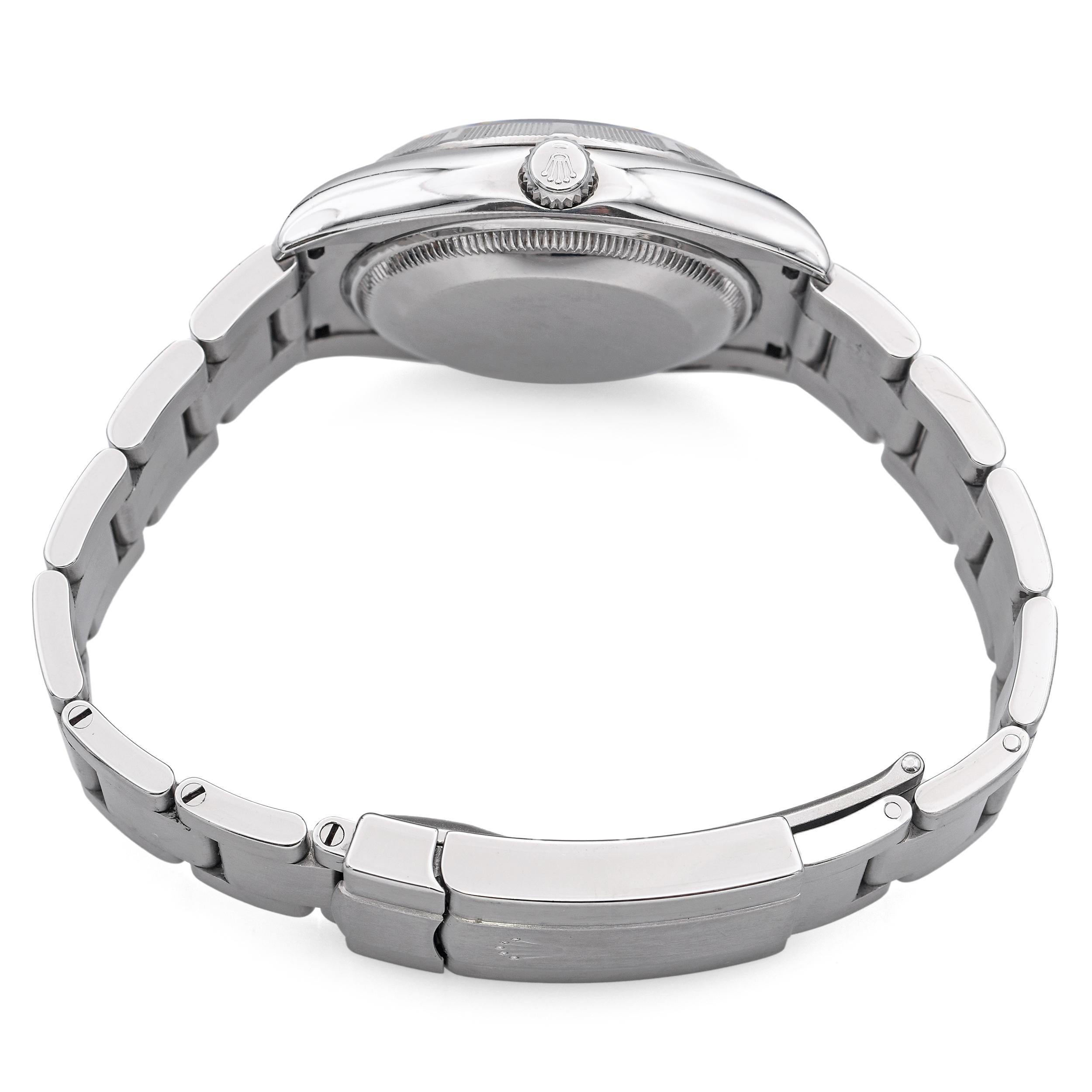 Rolex Air King Edelstahl Automatik Herrenuhr Ref. 114210 im Angebot 2