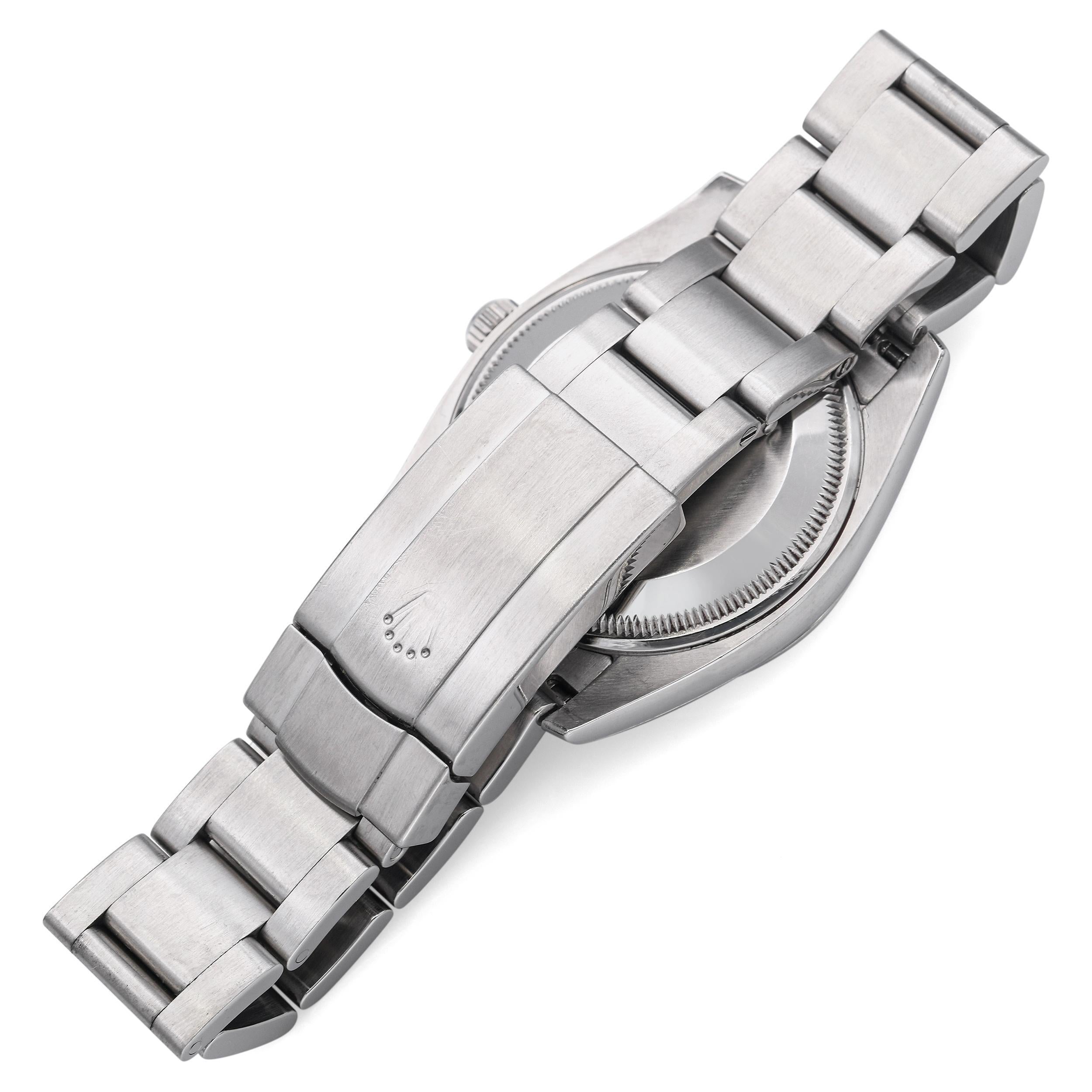 Rolex Air King Edelstahl Automatik Herrenuhr Ref. 114210 im Angebot 4