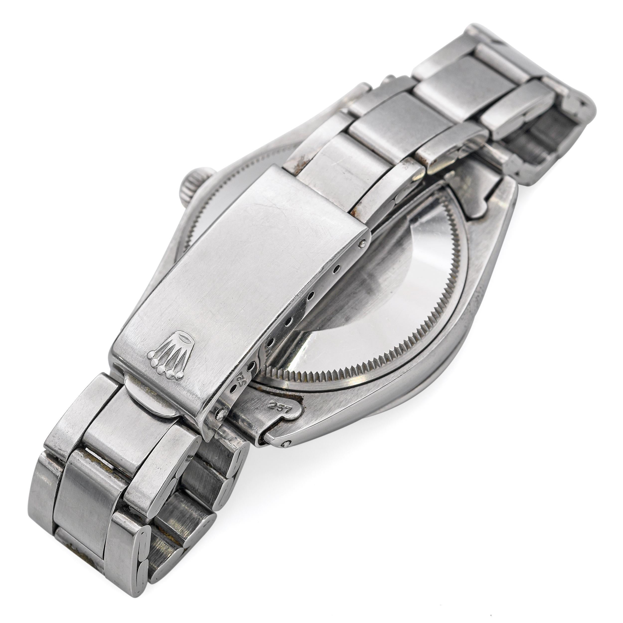 1967 Reloj Rolex Oyster Perpetual Automático de caballero de acero inoxidable Ref. 1002 en venta 1