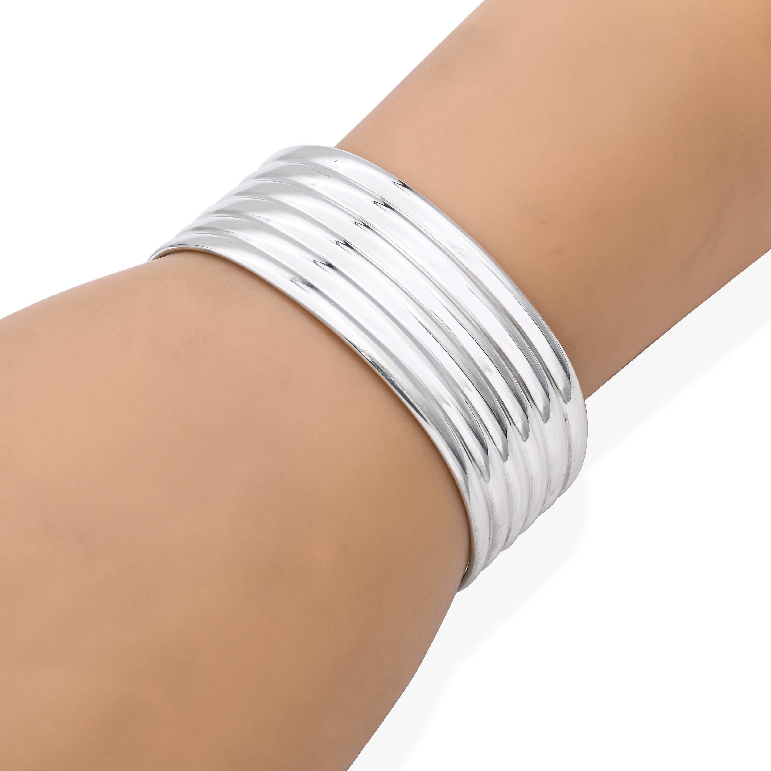 Tiffany & Co. d'epoca. Bracciale a bracciale largo da 1