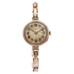 Antique Rolex 9K Yellow Gold 15 Jewel Manual Wind Women’s Watch