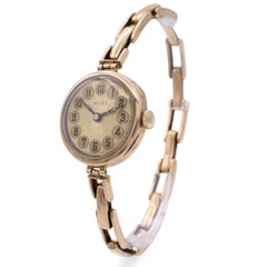 Antique Rolex 9K Yellow Gold 15 Jewel Manual Wind Women’s Watch