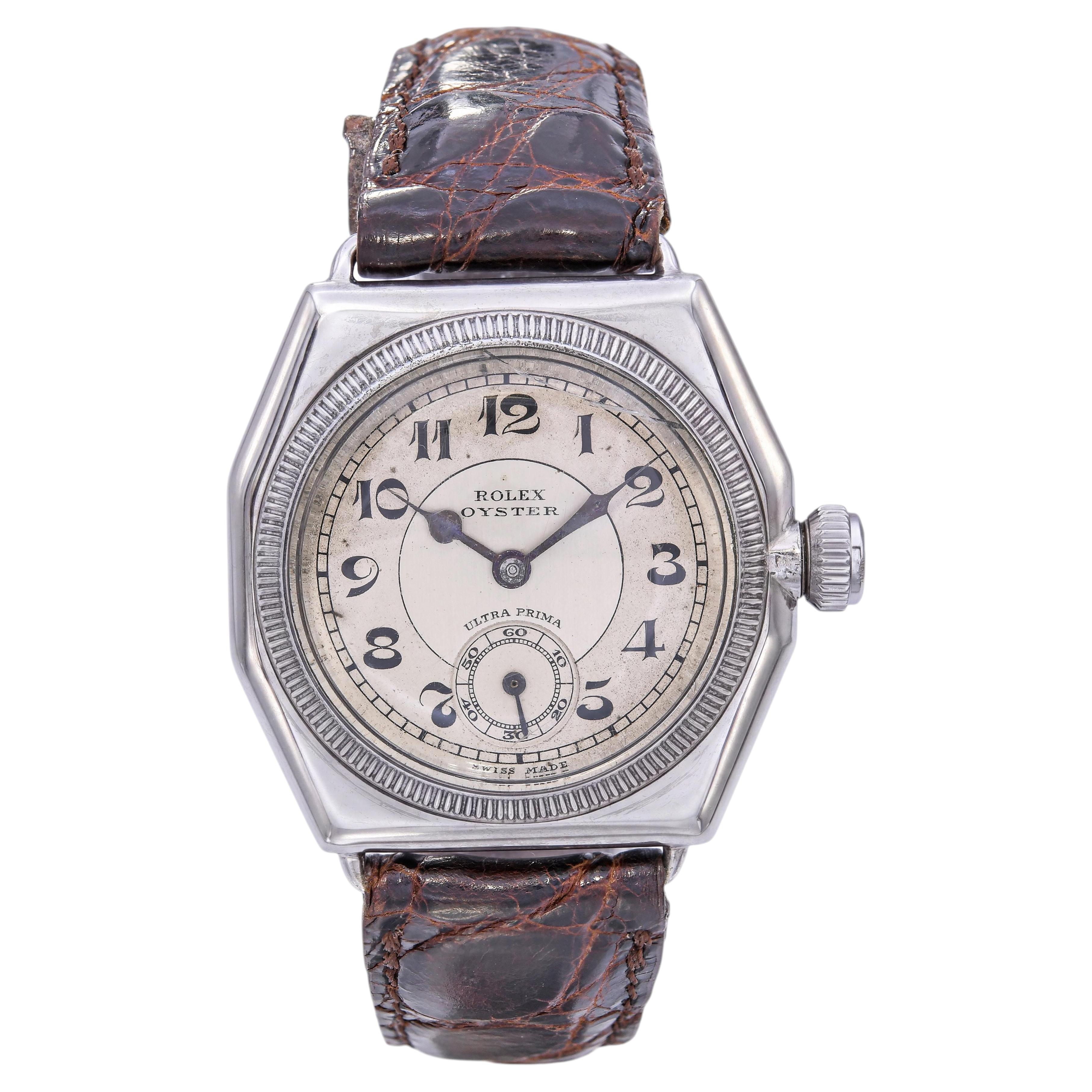 Montre Rolex Oyster vintage à remontage manuel, en cupronickel, modèle Ultra Prima