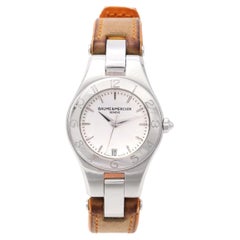 Baume & Mercier Linea Stainless Steel Date Quartz Women’s Watch Ref. 5111622