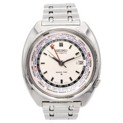 Reloj vintage Seiko World Time automático para hombre, ref. 6117-6400