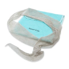 Tiffany & Co. Elsa Peretti Sterling Silver Mesh Scarf Necklace