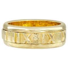 Vintage Tiffany & Co. 18k Yellow Gold Atlas Ring