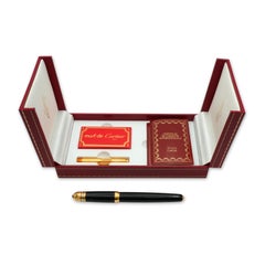 Stylo à bille Cartier Pasha de Cartier en laque noire