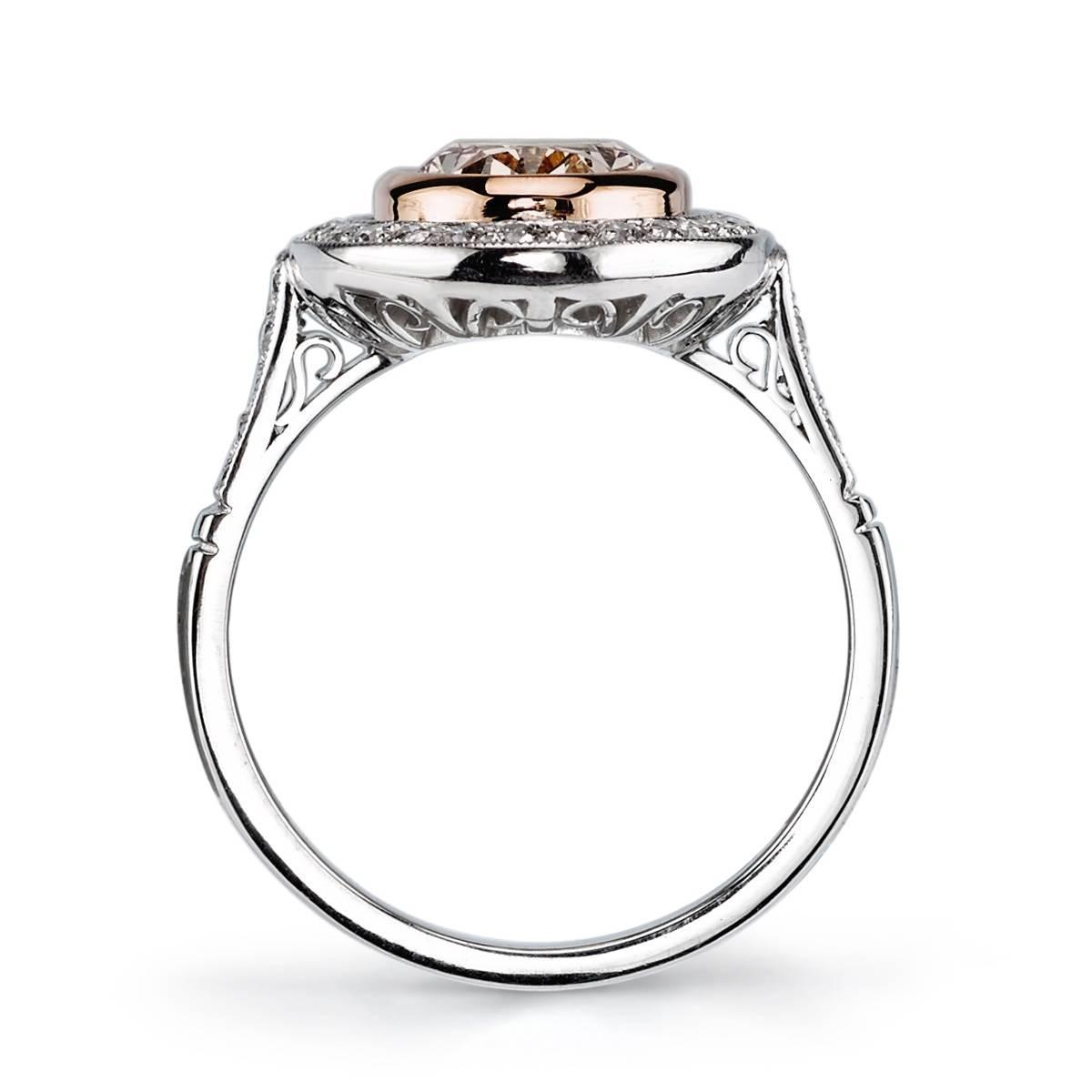 2 Carat Oval Diamond Gold Platinum Engagement Ring at 1stdibs