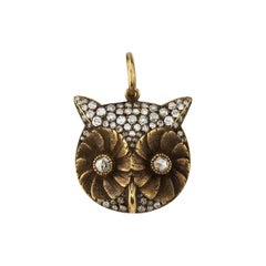 Diamond Owl Charm