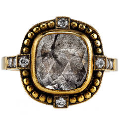 2.40ct Natural Grey Diamond Ring