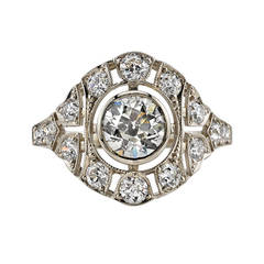 Old Mine Cut Diamond Ring