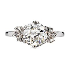Victorian Floral Engagement Ring