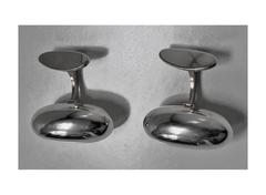 Georg Jensen Sterling Cufflinks, post 1945 mark
