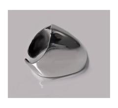 Bague scandinave Bent Knudsen en argent sterling du milieu du siècle dernier
