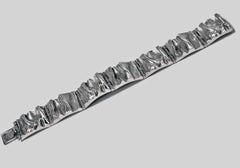 Scandinavian Silver Bracelet, Matti J. Hyvarinen of Sirokoru, Finland, 1973