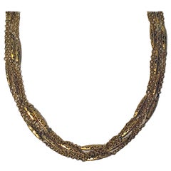 Antike Gold-Manschettenkette Englisch, um 1890