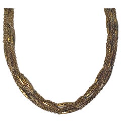 Antique Gold Muff Chain English, circa 1890