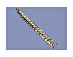 Walter Schluep Sterling Gold Link Bracelet