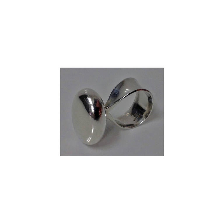 Rare Georg Jensen Sterling Modernism Ring