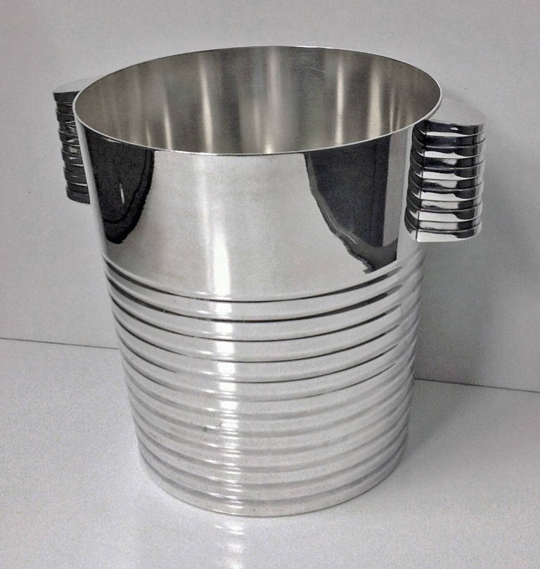 Rafraîchisseur Art Déco français Christofle Luc Lanel