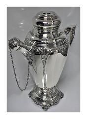 Fine Sterling Silver Cocktail Shaker Birmingham 1928 Turner & Simpson