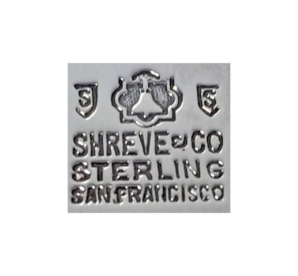 Pair Shreve, Crump & Low San Francisco Sterling Silver Fruit Bowls  c1900 1